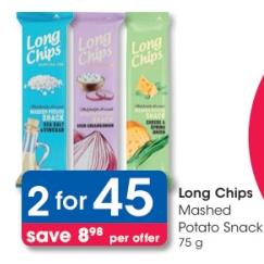 Long Chips Mashed Potato Snack 75gm 