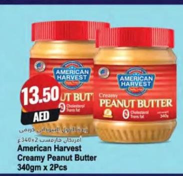 American Harvest Creamy Peanut Butter 2x340 Gm