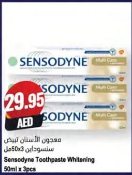 Sensodyne Toothpaste Whitening 3x50 Ml