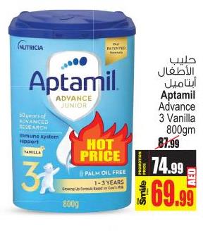 Aptamil Advance Junior 3 Vanilla 800gm