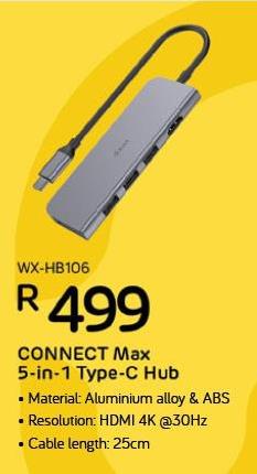 Winx CONNECT Max 5-in-1 Type-C Hub