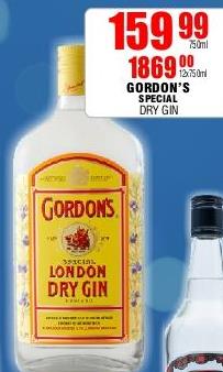 Gordon's Special Dry Gin 750ml