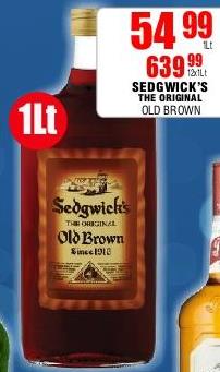 Sedgwick's The Original Old Brown 12x1L