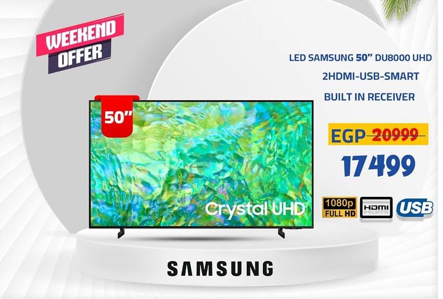 LED Samsung 50" DU8000 UHD