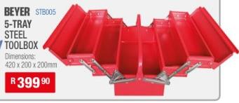 Beyer  5-Tray Steel Toolbox 