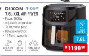 Dixon 7.6L XXL AIR FRYER