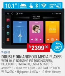 JEBSON DOUBLE DIN ANDROID MEDIA PLAYER