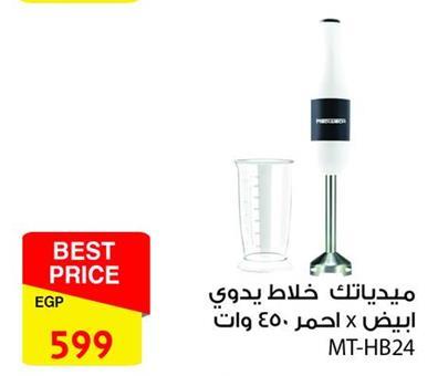 Hand Blender 450W White & Red