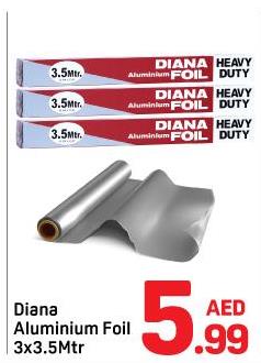 Diana Aluminium Foil 3x3.5,tr