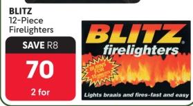 Blitz 12-Piece Firelighters