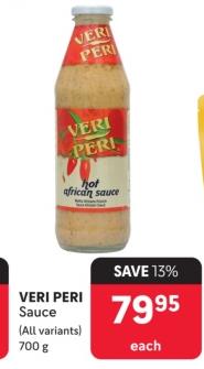 VERI PERI Sauce (All variants) 700g