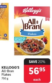 Kellogg's All Bran Flakes 750g