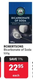 ROBERTSONS Bicarbonate of Soda 500g