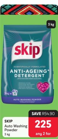 Skip Auto Washing Powder 3kg Any 2