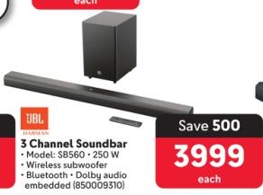 JBL 3 Channel Soundbar