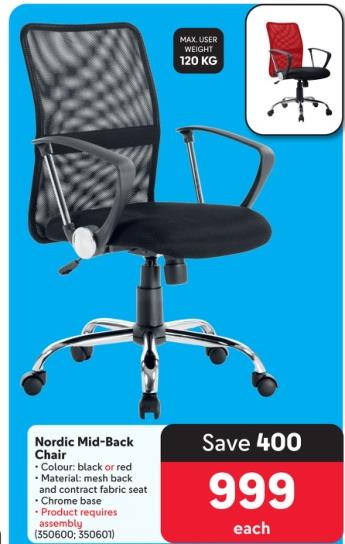 Nordic Mid-Back Chair