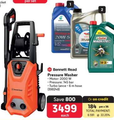 Bennett Read Pressure Washer