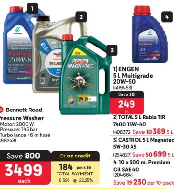 Engen 5L Multigrade 20W-50