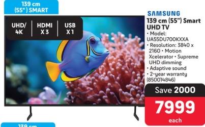 Samsung 139 cm (55") Smart UHD TV