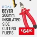 Beyer 200mm Insulated Side Cutting Pliers