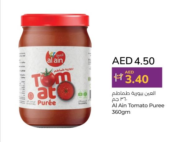 Al Ain Tomato Puree 360gm