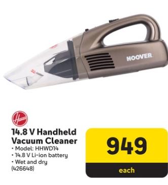 Hoover 14.8 V Handheld Vacuum Cleaner 