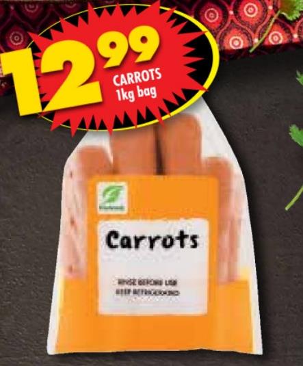 Freshmark Carrots 1kg Bag