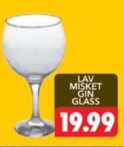 Lav Misket Gin Glass