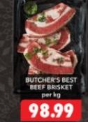 BUTCHER'S BEST BEEF BRISKET per kg