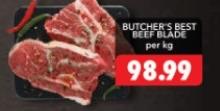 BUTCHER'S BEST BEEF BLADE per kg