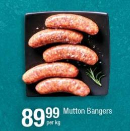 MUTTON BANGERS per kg