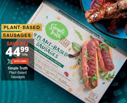 Simple Truth Plant-Based Sausages 320g