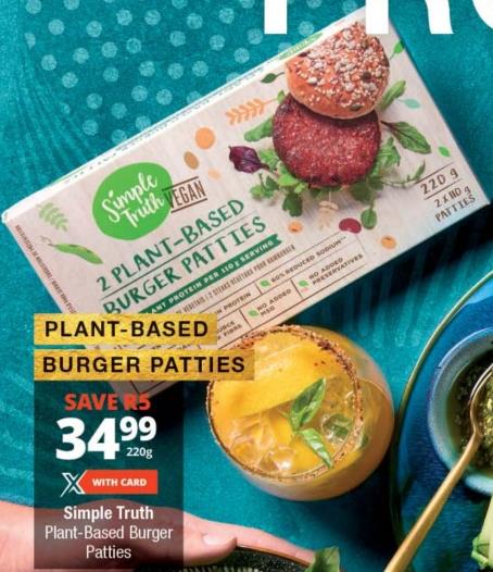 Simple Truth Plant-Based Burger Patties 220g