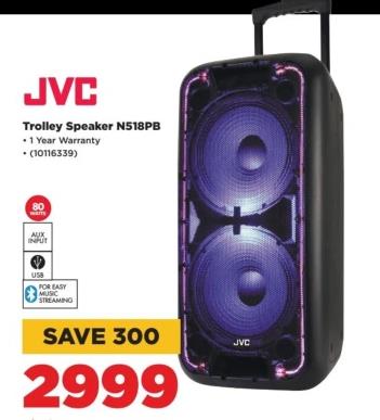 JVC Trolley Speaker N518PB