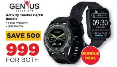 Genius Activity Tracker F3/F6 Bundle 