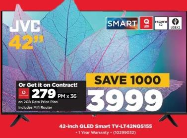 JVC 42-inch QLED Smart TV