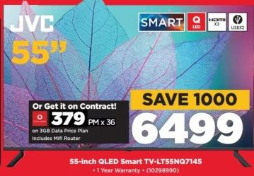 JVC 55-inch QLED Smart TV 