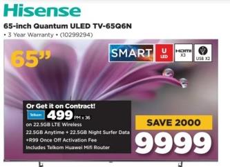 Hisense 65-Inch Quantum ULED TV-65Q6N  