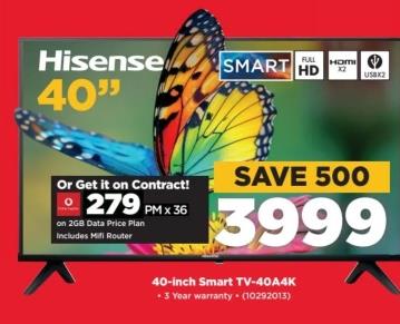 Hisense 40-inch Smart TV  