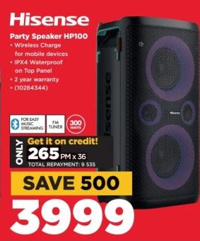 Hisense Party Speaker HP100  