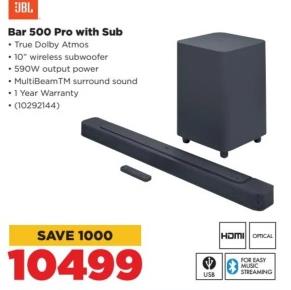 JBL Bar 500 Pro with Sub  