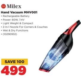 Milex Hand Vacuum MHV001