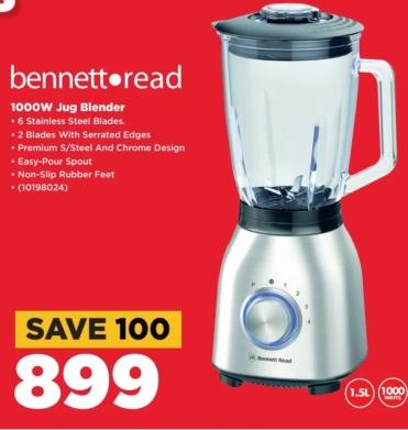 Bennett Read 1000W Jug Blender 