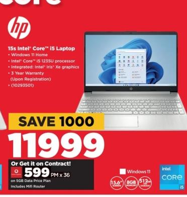 HP 15s Intel® Core™ i5 Laptop 