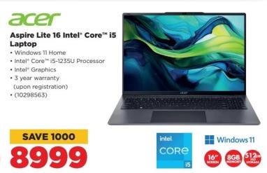 Acer Aspire Lite 16 Intel Core i5 Laptop