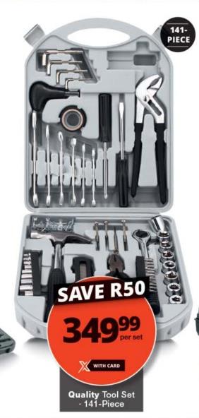 Quality Tool Set 141 Piece