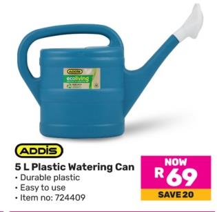 Addis 5L Plastic Watering Can