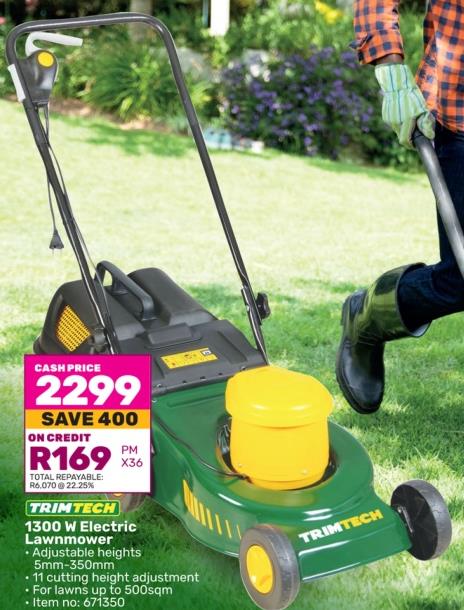 Trimtech 1300 W Electric Lawnmower