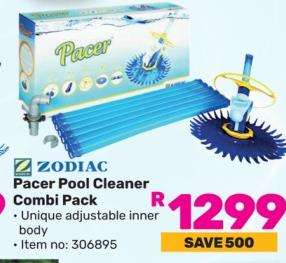 ZodIac Pacer Pool Cleaner Combi Pack