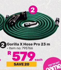 Gorilla X Hose Pro 23m 